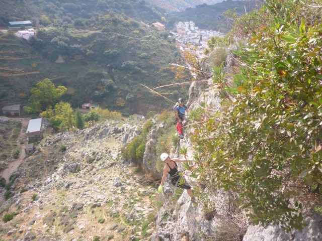 Via ferrata en Igualeja